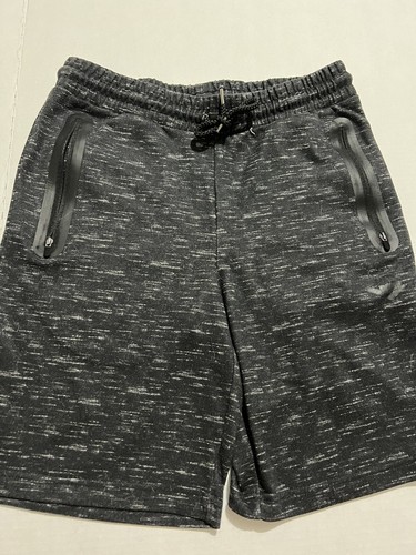 Pony sportliche Sweatshorts Herren klein grau Reißverschlusstaschen Jogginghose - L2