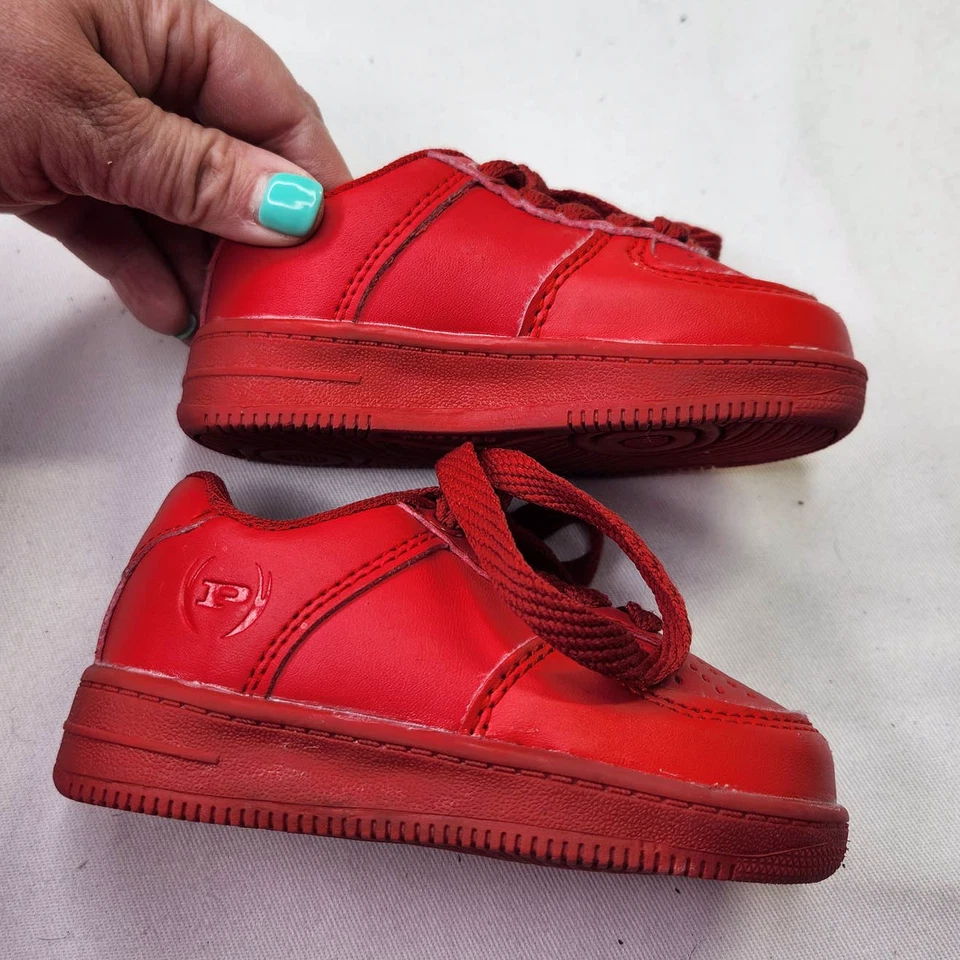 Phat Farm Unisex Niño Pequeño Rojo Corte Bajo Informal Tenis Zapatos Talla 5 Foto 2 de 4