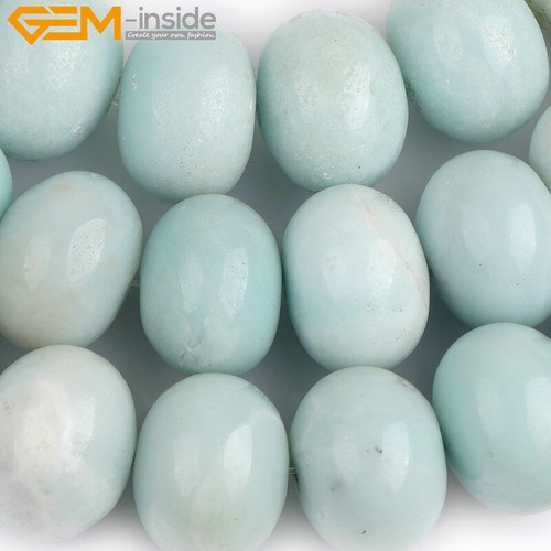 Natural Amazonite Rondelle Spacer Beads Gemstone Loose Beads Jewelry Making 15" - Picture 38 of 51