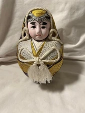 Vintage Japanese Nishiki Hime Daruma Roly Poly Wedding Doll