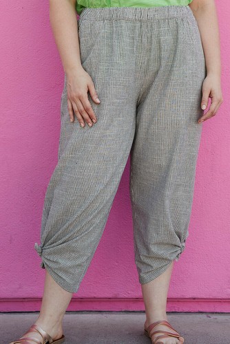 NWT FRESH PRODUCE 1X Wide Leg Capri Pants Beach Lounge Newport Arianna Capris - Picture 8 of 12
