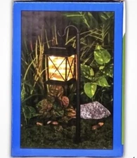 Solar Hook Lantern, Garden Collection Outdoor Decorations, Set of 3