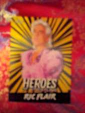 Ric Flair 2023 Leaf Heroes of Wrestling Yellow Variant Pro Wrestling Card NWA
