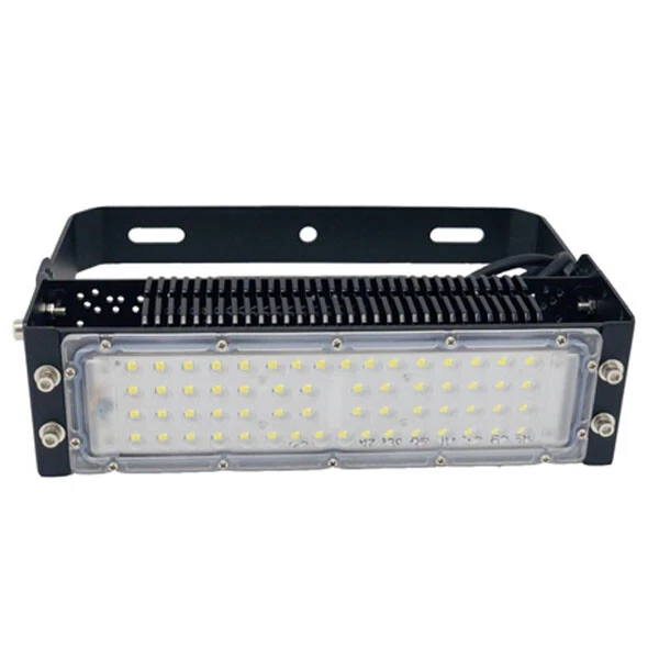 FARETTO LED 50W 100W LUCE FARO ESTERNO INTERNO IP66 LAVORI STRADALI CAMPI SPORT - Immagine 2 di 4