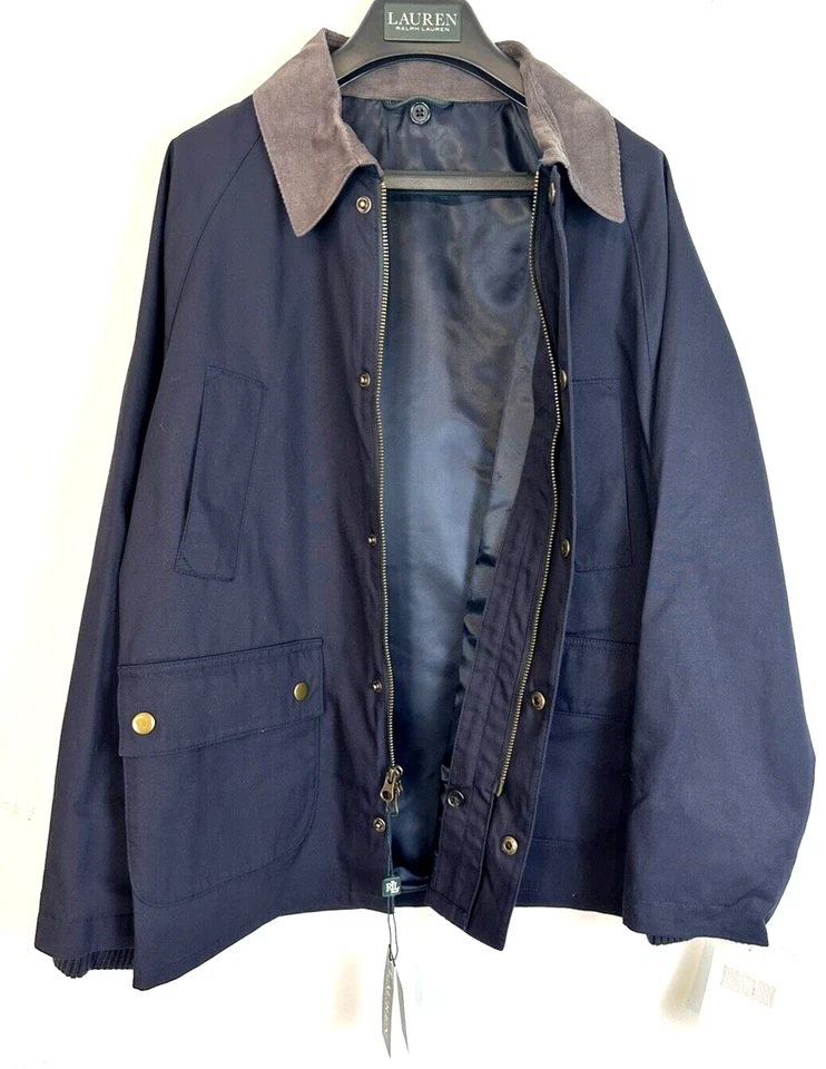 LAUREN Ralph Lauren Big Boy's 16R Navy 3-in-1 Barn Jacket w/Sherpa Vest $225 - Image 3 of 4