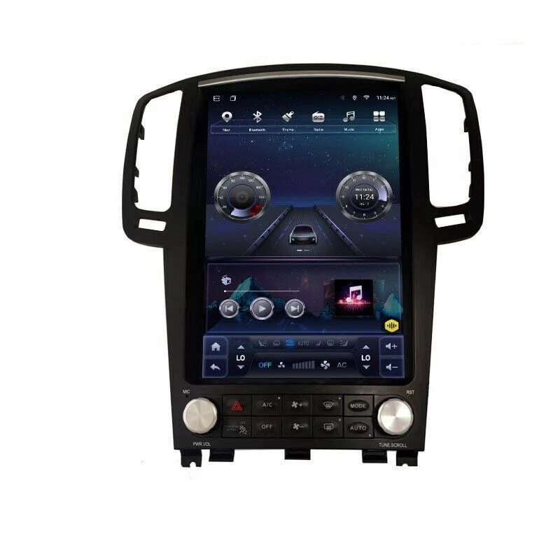 12.1" Car Radio Wireless Android Auto CarPlay 2+32GB For Infiniti G35 G37 07-13 - Image 4 of 4