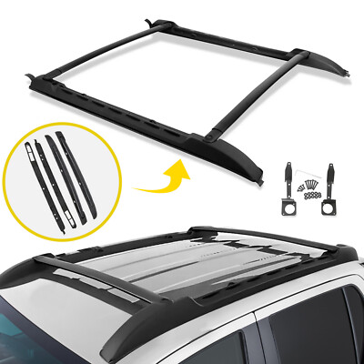 #ad For 2005 2023 Toyota Tacoma Double Cab Top Roof Rack Cross Bars Side Rails Set $95.50