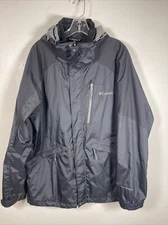 Columbia Sportswear Jacket Coat Men's Large Interchange Water Resistant Outdoor