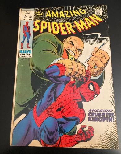AMAZING SPIDER-MAN #69 (1969) *Kingpin!* (FN++) **Very Bright & Glossy!**