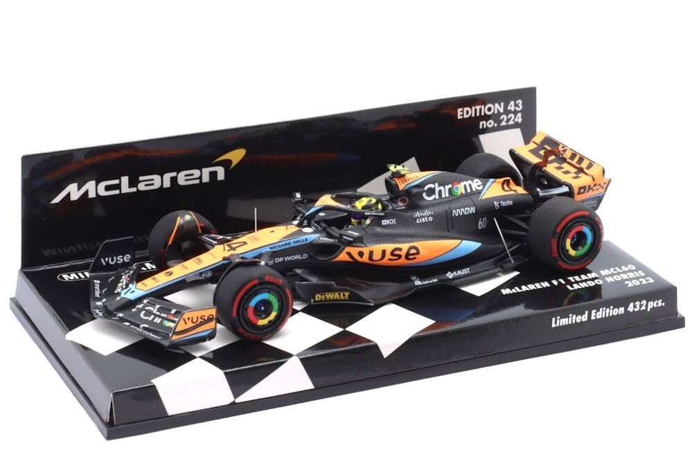 McLaren MCL60 2023 1/43 ノリス McLaren MCL60 Formula 1 2023 Lando Norris, Minichamps 1:43