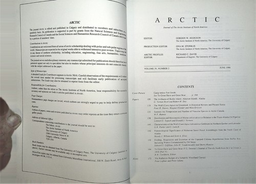 Arctic-Journal of the Arctic Institute of North America: Vol 39 No's 1-4 1986 - Imagen 4 de 9
