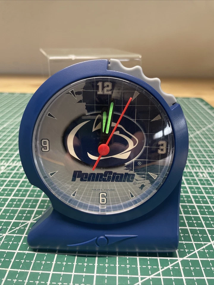 Ergonomic Vintage Alarm Clock by Sun Time Penn State Alarm Clock NEW Lot Of 25 - Image 2 of 4