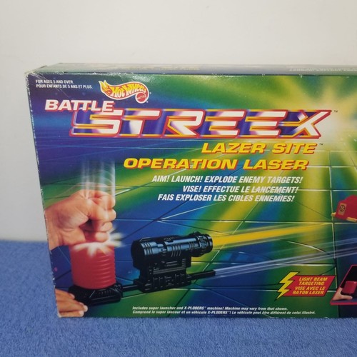Hot Wheels - BATTLE STREEX LAZER SITE SET - 1992 Mattel NEW - Picture 2 of 9