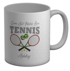 Personalised Game Set Match Love Tennis Sports White 11oz Mug Cup Gift