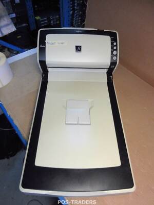 FUJITSU FI-6230Z USB Color A4 Document Flatbed Scanner 81608 SCANS - NO TRAY