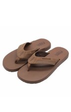 Flojos Men's , Flip Flop Sandals, Tan,Size 10 REG NEW