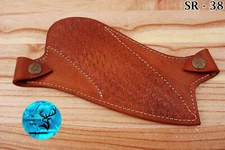 HANDMADE LEATHER SHEATH FOR FOLDING & FIXED BLADE KNIFE HUNTING SURVIVAL EDC 38