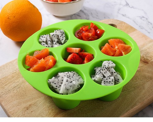 7 Cavity Cake Cup Muffin Cup Mold Silicone For Air Fryer Baking Cups Basket Tray - Picture 5 of 21