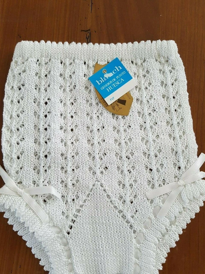 Ensemble neuf culotte et maillot enfant tricot vintage années 1960 - Photo 3/3