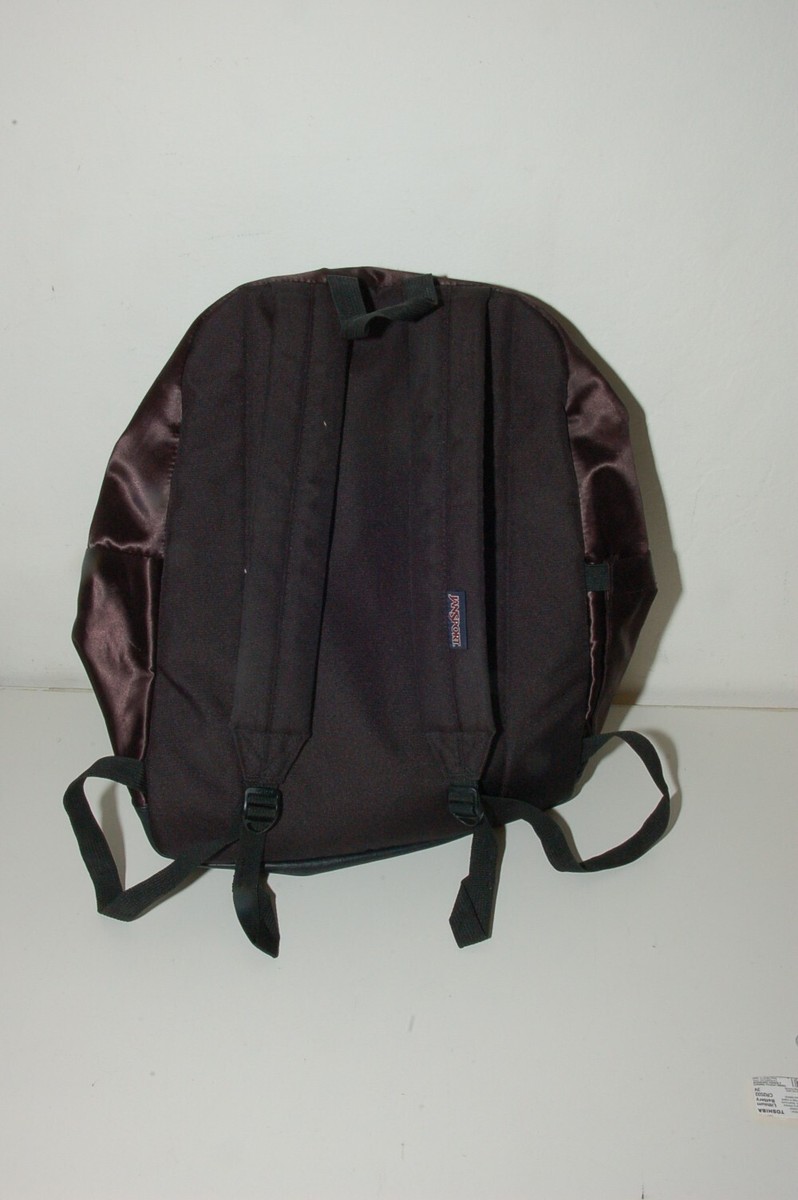 Jansport Black Sample Leather Bottom Roses Embroidery | eBay