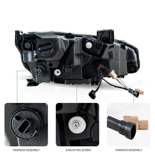 VLAND LED Reflector Headlights For 2016-2021 Honda Civic w/Start-up Animation - Picture 9 of 12
