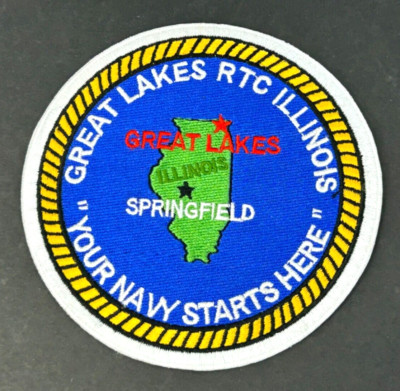 US Navy RTC Great Lakes Patch | eBay