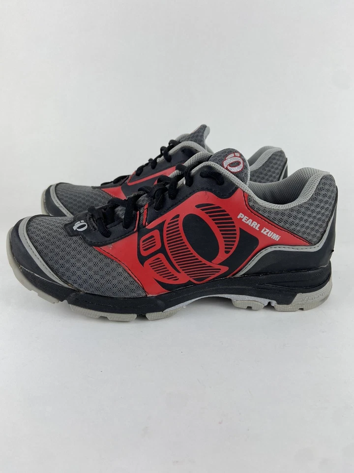 Pearl Izumi X- Road Fuel II Zapatos de Ciclismo para Hombres 7, Eur 40 Bicicleta de Carretera Negro Rojo Foto 4 de 4