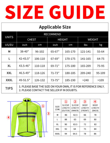 WOSAWE Cycling Hooded Jacket Reflective Windproof Waterproof Hiking Fishing Coat - Picture 2 of 14