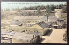 French Bros Valley View Farm Lebanon Ohio printed Handcolored F B Carey publ