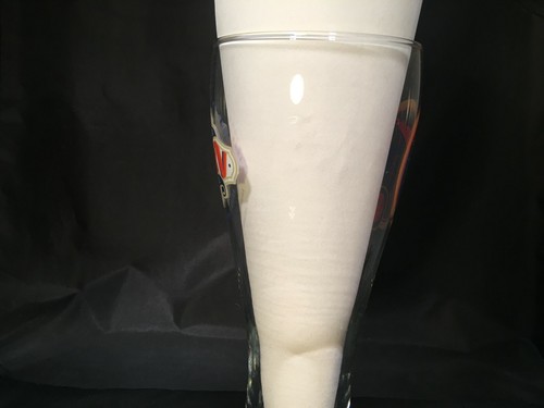 BEER GLASS MILLER LITE SUPERBOWL XXXV 2001 LOGO CLEAR 8-3/8" TALL MINT CONDITION - Picture 5 of 8