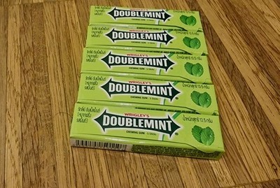 Wrigley's Doublemint 5  X  5 Streifen  Mindestens Haltbar Bis August 2026