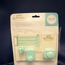 We R Memory Keepers Mini Alphabet Punch Board 663004 Craft Tool for Scrapbooking