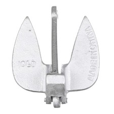 Attwood 9933-1 Ten Pound Navy Anchor Aluminum Color