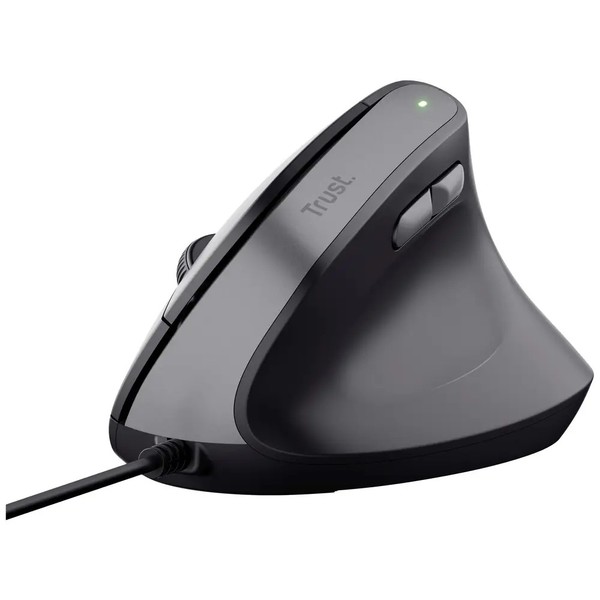 Trust Bayo Ii Ergonomische Maus Usb Schwarz 6 Tasten 800 Dpi, 1200 Dpi, 1600-image