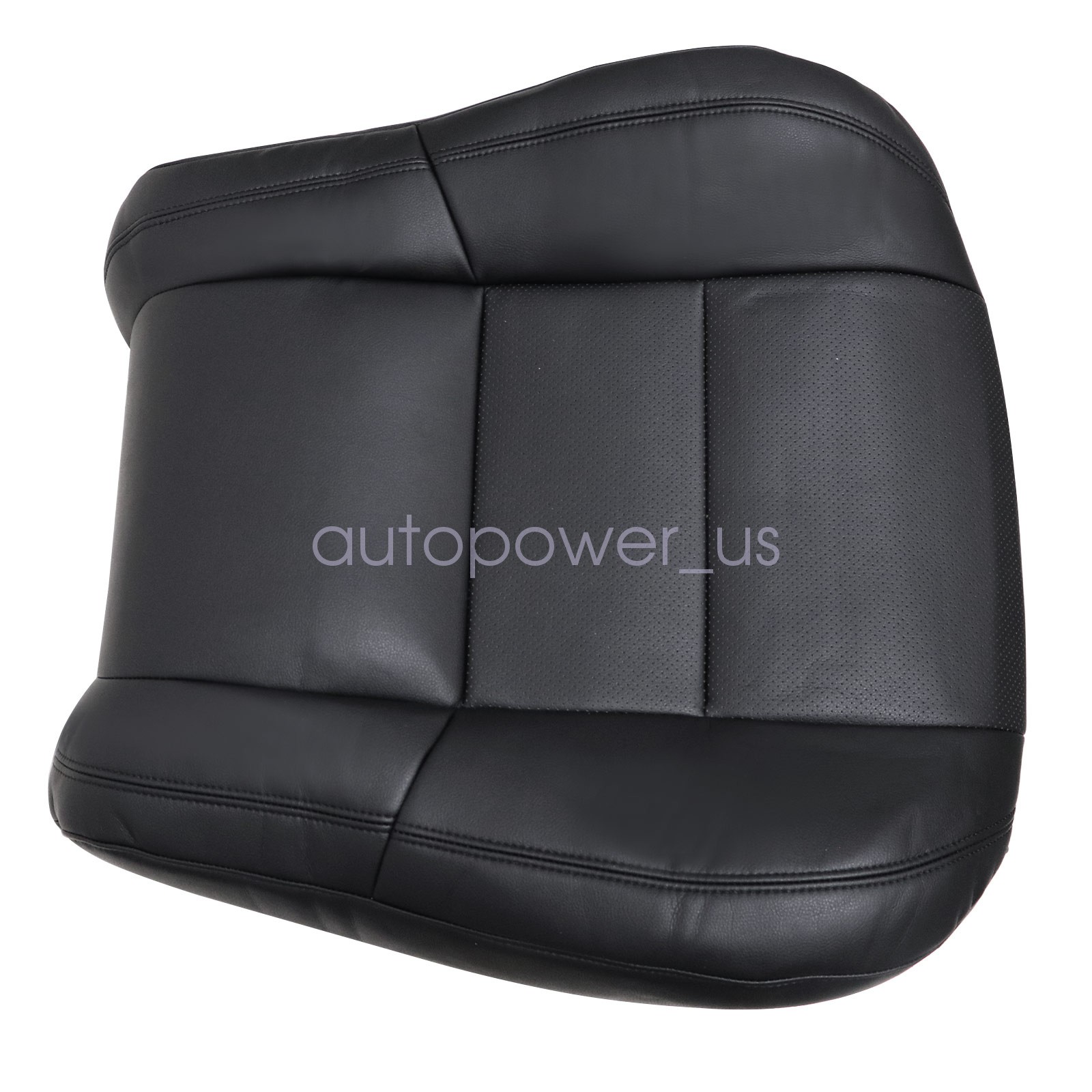 For Dodge Durango 2011-2018 Both Side Top Perforated Leather Seat Cover Black