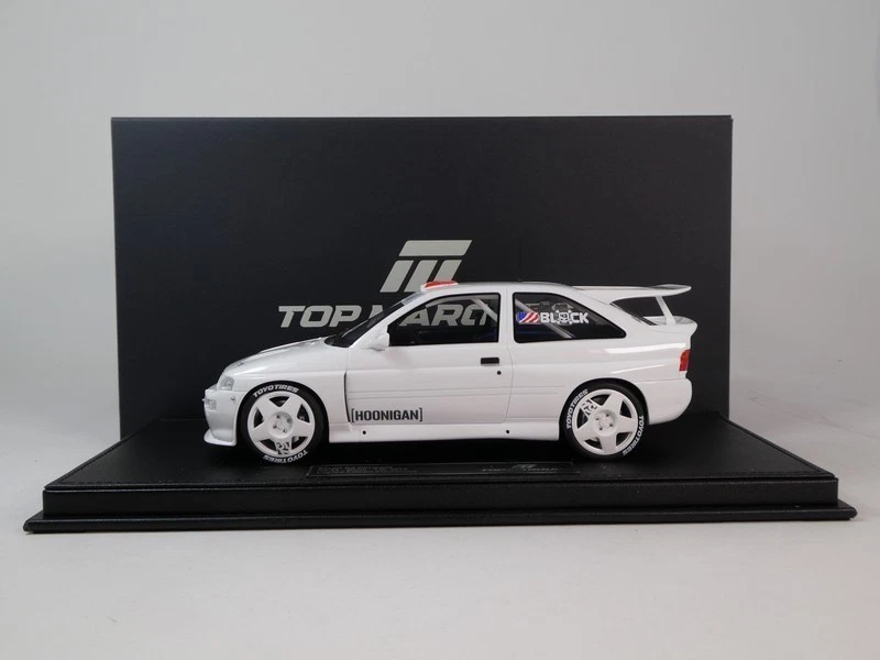 TopMarques Ford Escort RS Cosworth Ken Block base Rally 2017 1/18 TOP147A - Immagine 3 di 4