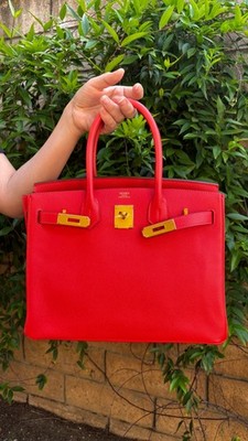 Hermes Birkin 30 Epsom Rose Jaipur Gold Hardware 2015