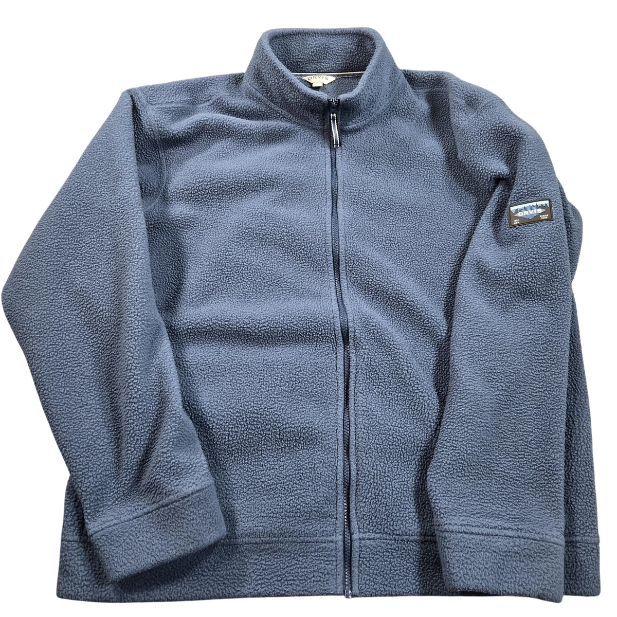 美品 80s 90s ORVIS オービス フリース XLサイズ usa製 Orvis Jacket Mens XL Blue Fleece Full Zip Classic Collection