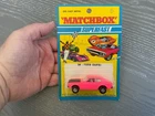 Vintage 1971 MATCHBOX SUPERFAST 54 PINK FORD CAPRI BLACK HOOD MINT BLISTER PACK