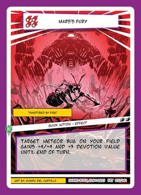 Mars's Fury 033/161 - Cosmic - First Bounty (1st) - Shard Bugs