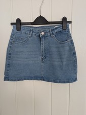 Blue Denim Skirt Petite M 10