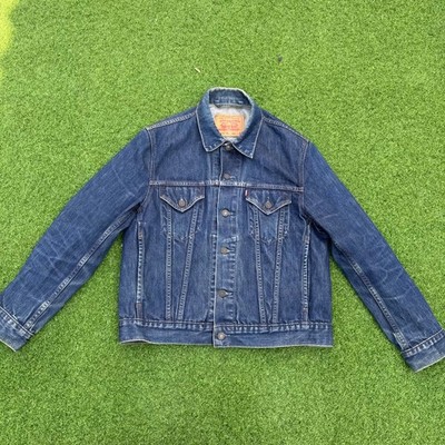 Levi s Denim Jacket Medium Men s 70500 04 Rare Western Vintage Navy Blue
