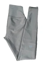 Alo Yoga Airlift High Rise Nude Taupe  Leggings FULL LENGTH Pants Sz XS SHINY