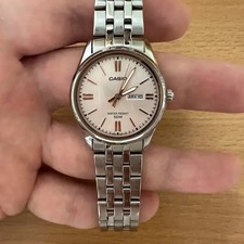 Casio Women's Metal Watch Battery Replaced Lightly Used