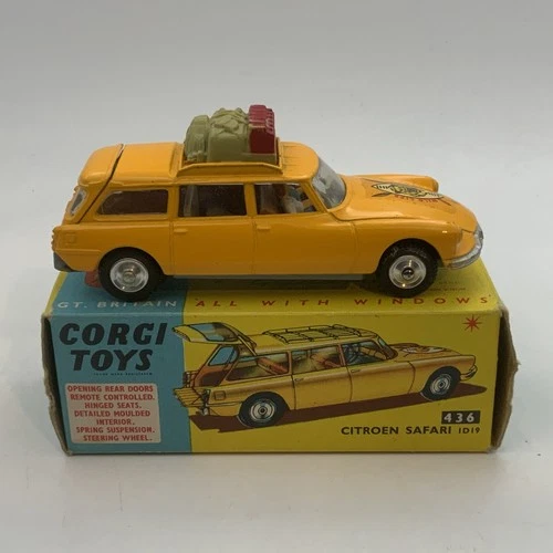 Vintage Corgi 436 Citroen DS19 Safari. N Mint in Excellent Original Box