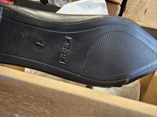 Cinak Größe 7 schwarzer flacher eleganter Damenschuh - Bild 6 von 6