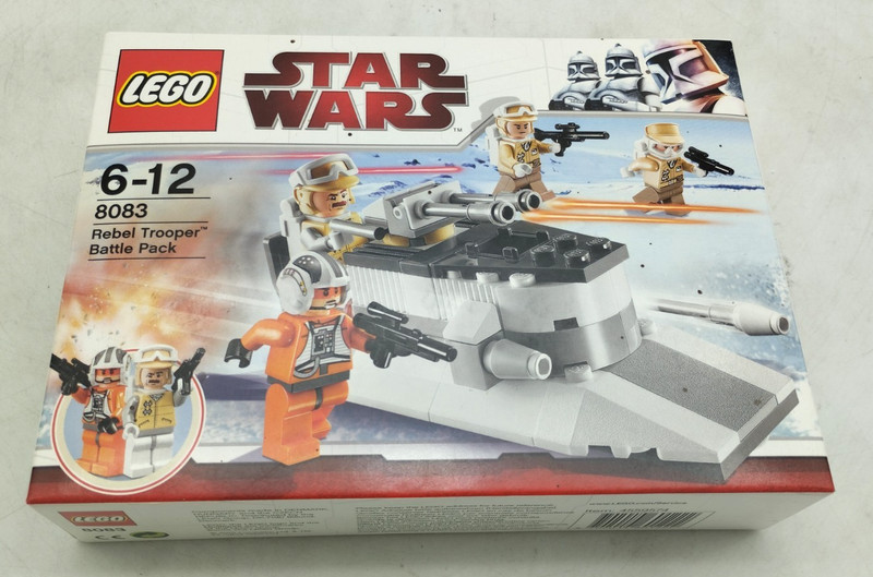 LEGO 8083 Star Wars Rebel Trooper Battle Pack Good New MISB Sealed Figures Hoth