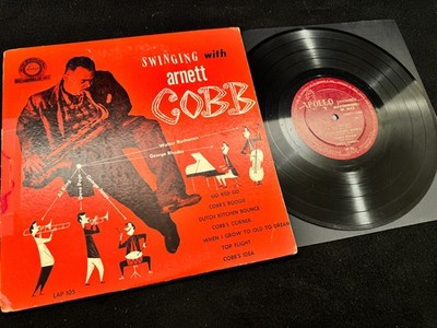 Swinging With Arnett Cobb OG 1952 APOLLO DG 10'' Mono. LAP 105 (SS)