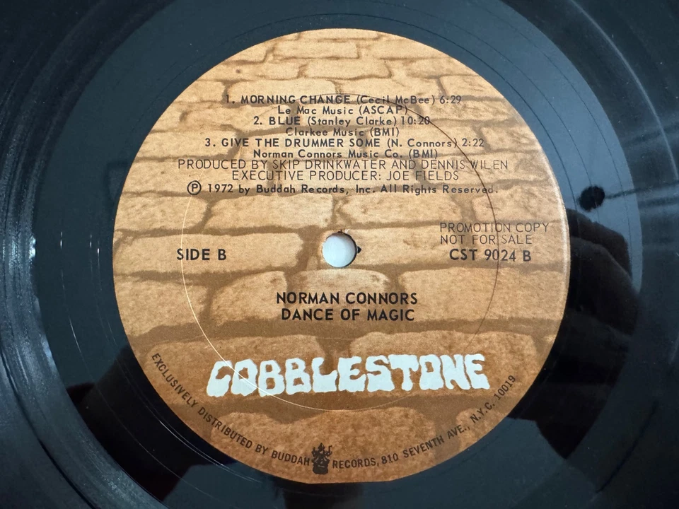 Norman Connors LP "Dance of Magic Cobblestone 9024 RARE Promo VG+ Herbie Hancock - Image 4 of 4
