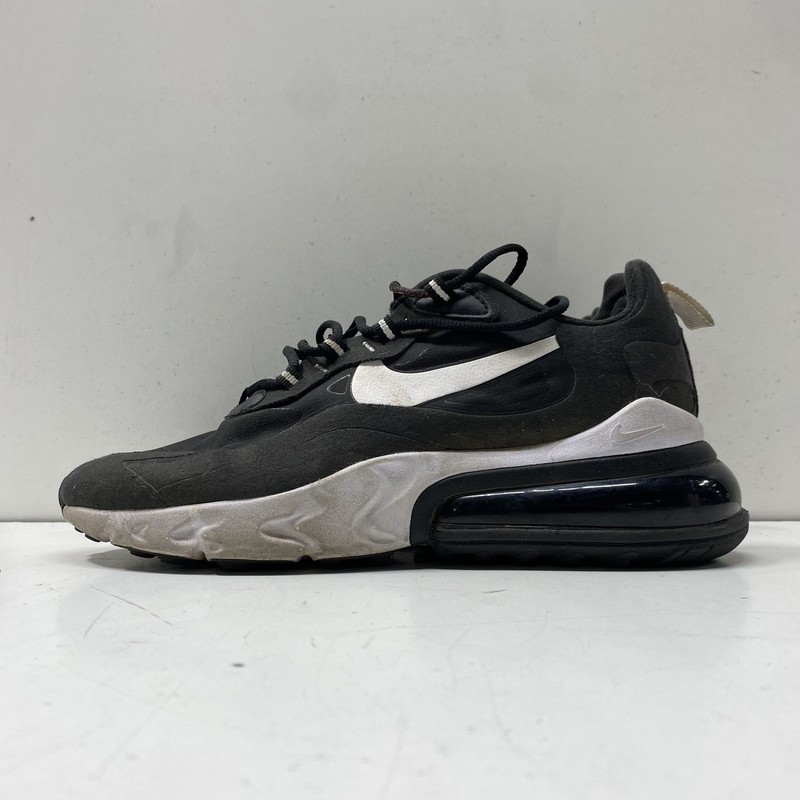 Nike Air Max 270 React Black White Women's Running Shoes CI3899-002 Size 8